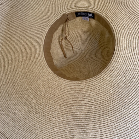 NWT Anthropologie Oversized Floppy Straw Hat San Diego Hat Company
